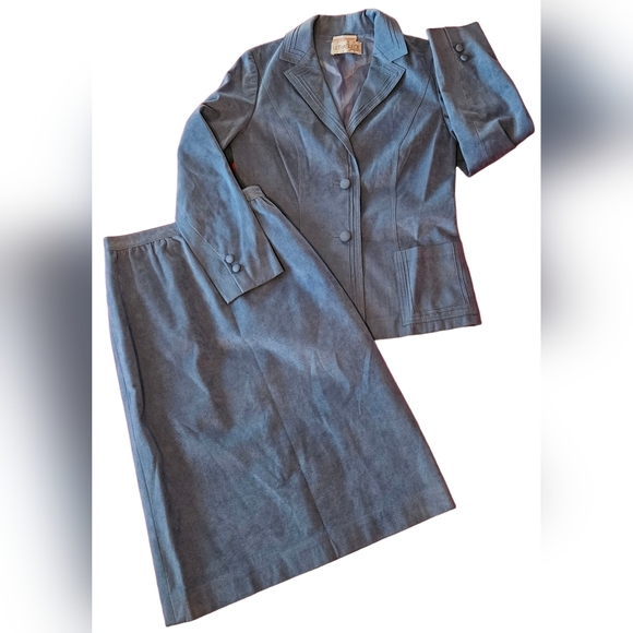 Ultra Suede Other - Vintage 70s Ultra Suede Skirt Suit